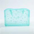 1 Pc PVC Transparent Cosmetic Bag Clear Makeup Bag for Women Girl Waterproof Zipper Beauty Case Travel Toiletry Bags Handbag