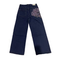 New Sakura Carp Embroidered Jeans Y2k Harajuku Retro Men and Women