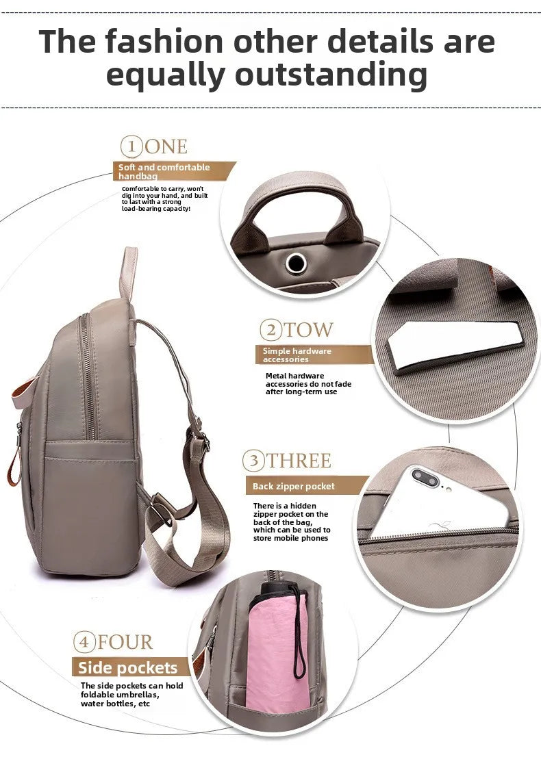 The new Oxford waterproof and wear-resistant travel backpack