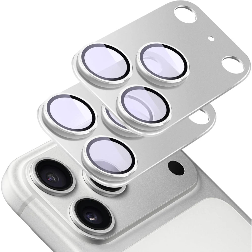 NNBILI 2Pcs For IPhone 17 Pro Max Camera Lens Protector - Premium 9H Tempered Glass With Strong Adsorption Case-Friendly Design