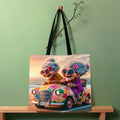 Grandma Driving Shopping Bag Birthday Gift Foldable Fashion Casual Shoulder Bag