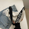 New Fashion Crossbody Bag Simple Wide Shoulder Strap Design Single Shoulder Bag